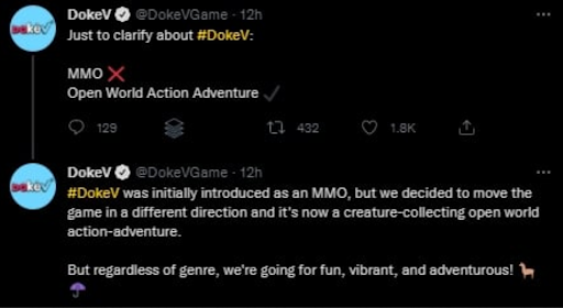 Is DokeV an MMO?