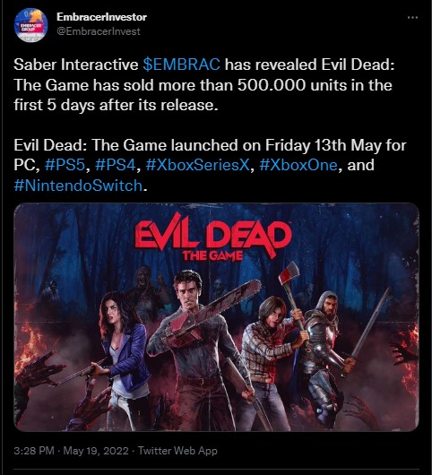 how much is evil dead the game?
