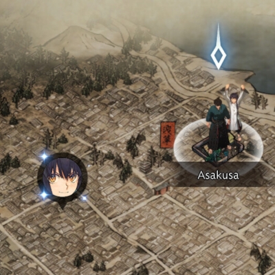 Fate/Samurai Remnant - Asakusa Map