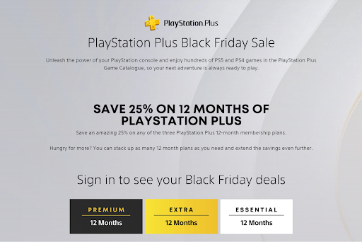 PlayStation Black Friday Sale 2022