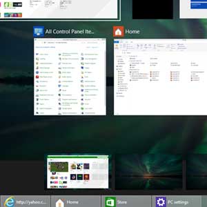 Multiple virtual desktops in Windows 10 Pro