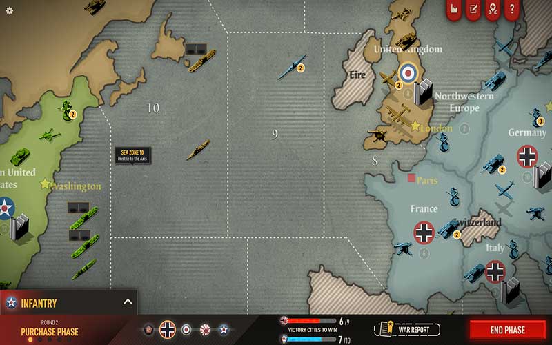 Axis and allies online game