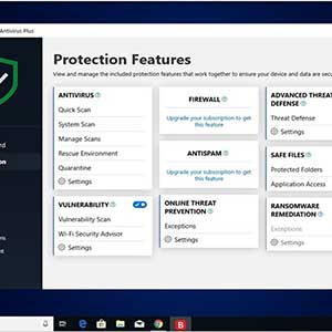 Bitdefender Antivirus Plus Protection Features