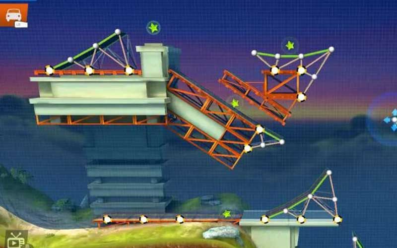 bridge constructor stunts videos