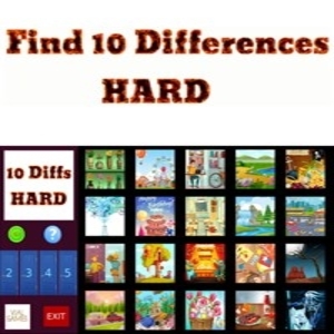Find 10 differences HARD Digital Download Price Comparison