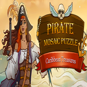 Pirate Mosaic Puzzle Caribbean Treasures Digital Download Price Comparison