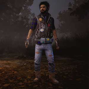 Dead By Daylight: Jake in Patches Denim Jacket and Leather Pants