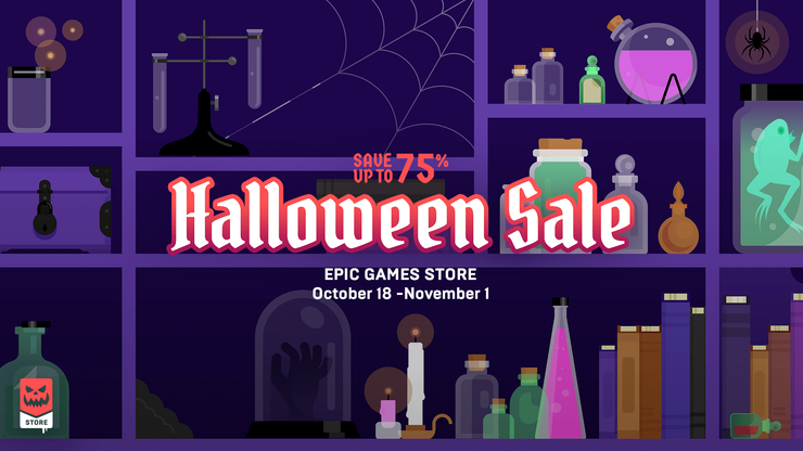 epic games store halloween sale