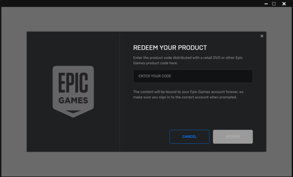 epic game launcher download code