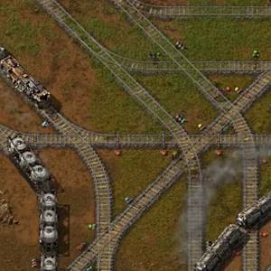 Factorio - Intersecting Railroads