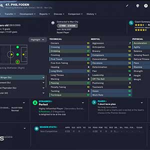 Football Manager 2023 - Player Information