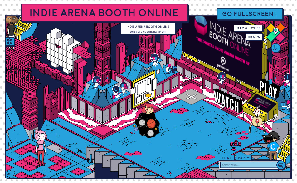 Indie Arena Booth Online 