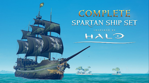 how can I get the Halo ship set on Sea of Thieves?